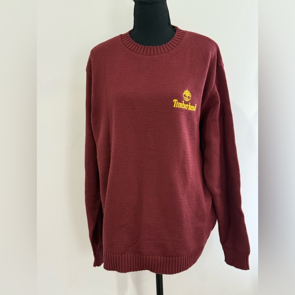 Timberland M Men's Maroon Crewneck Sweater 492